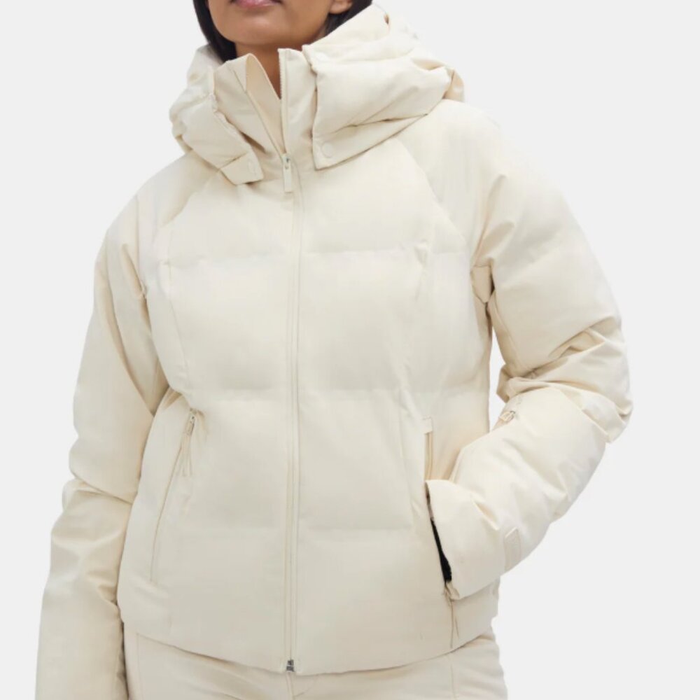 Halfday's Georgie Puffer Jacket in White, M